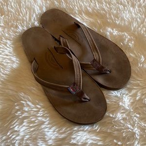 rainbow womens flip flops